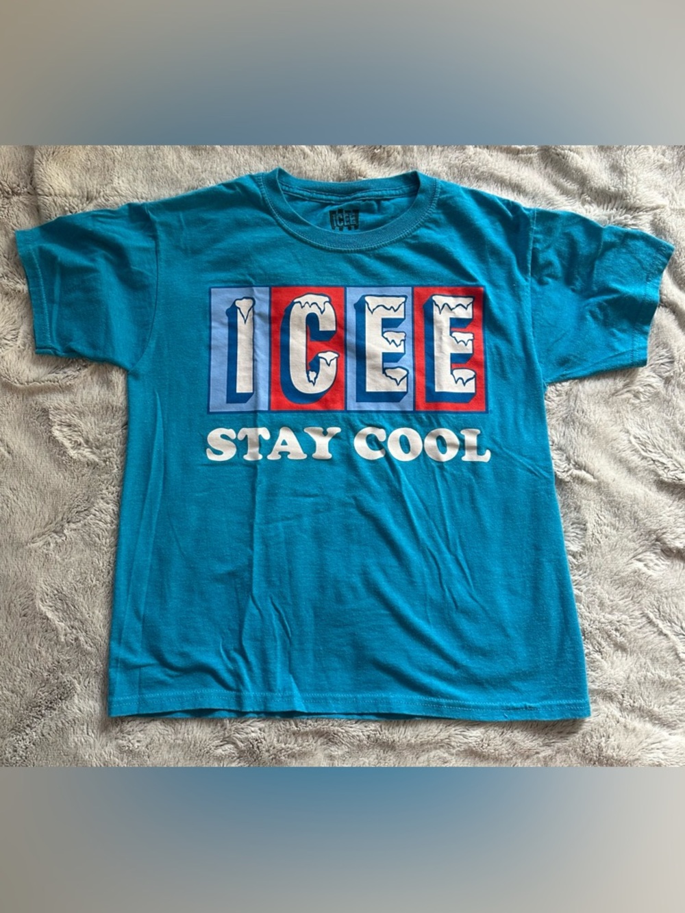 ICEE Stay Cool Blue T-Shirt- Youth XL (14/16)